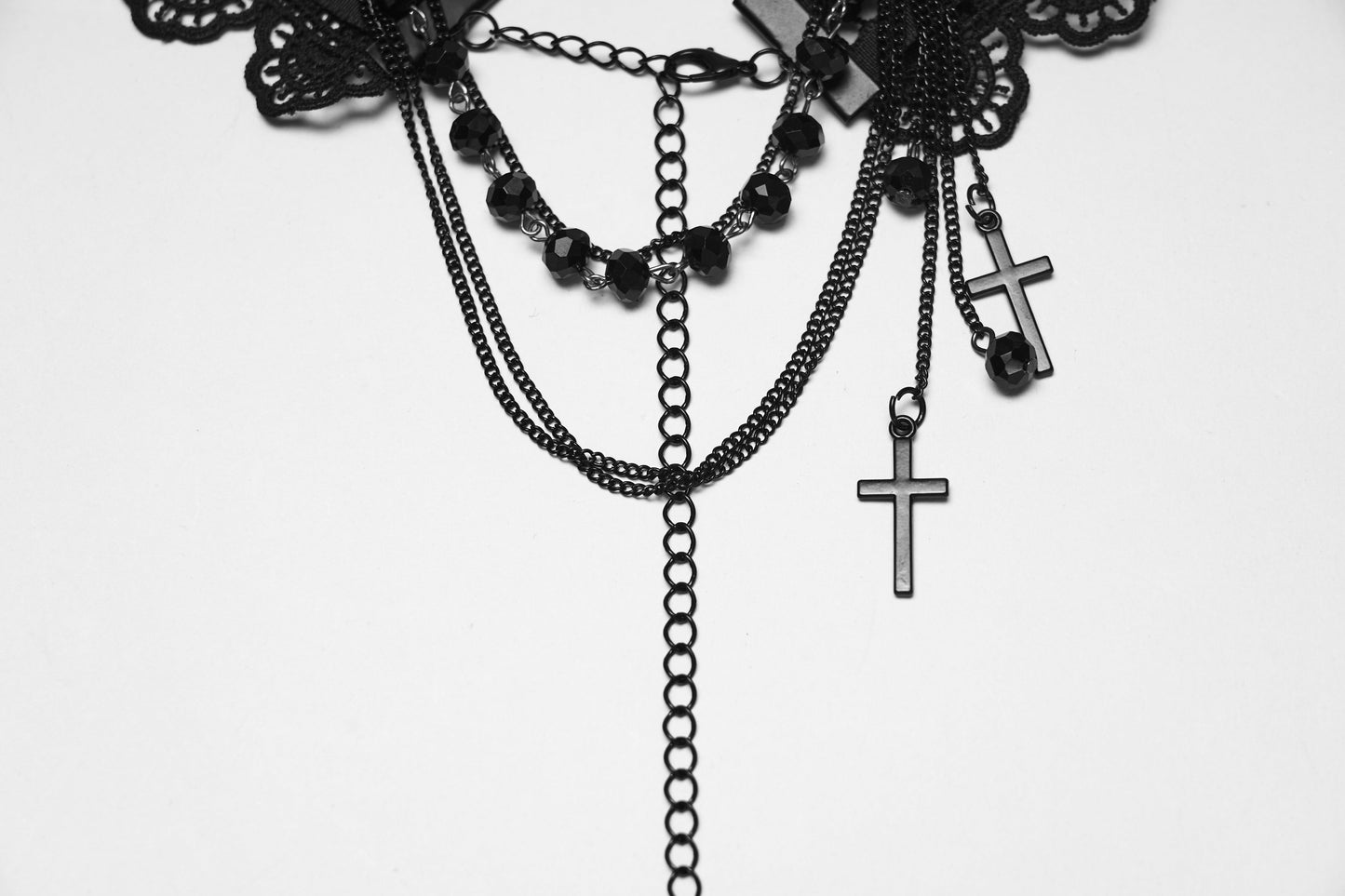 Punk Rave Melinoë Rose Beaded Choker