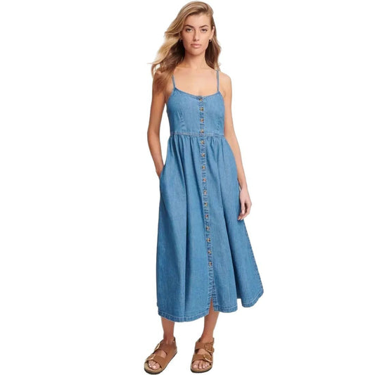 Suspenders Denim Women's Dress