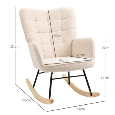 Wingback Rocking Chair