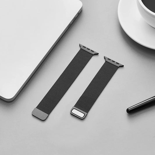 Bracelet magnétique en acier inoxydable avec sangle métallique