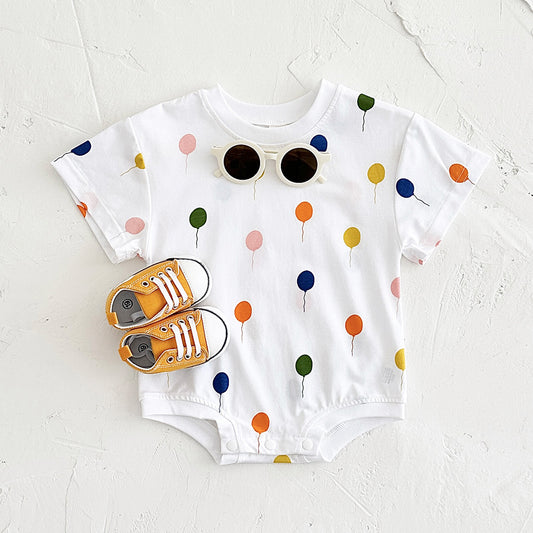 Baby Dot Balloon Printed Jumpsuit