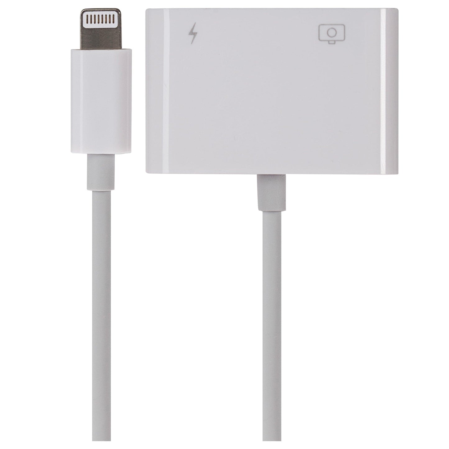 Lightning to USB-A Adapter with Charging Port - Maplin