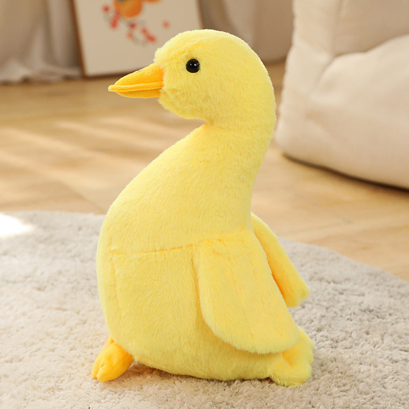Simulation Canard Poupée Oreiller Jouet en Peluche