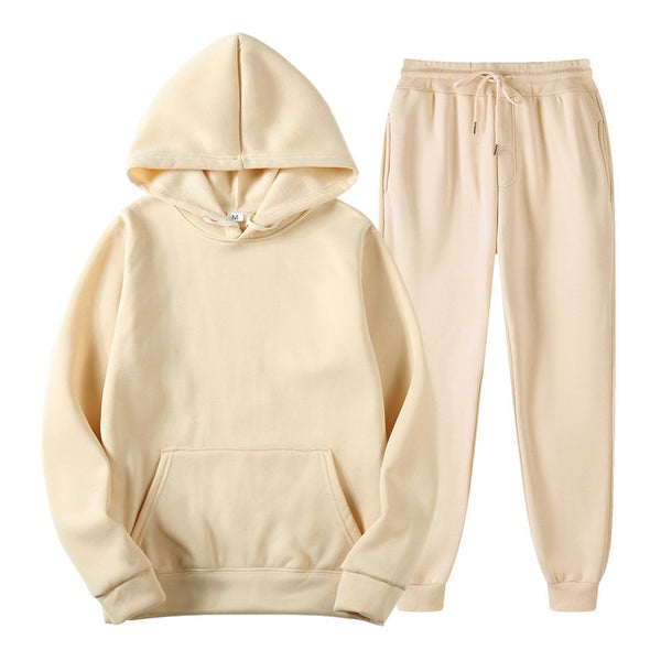 Men's Hooded Tracksuit Set - Hoodie & Sweatpants