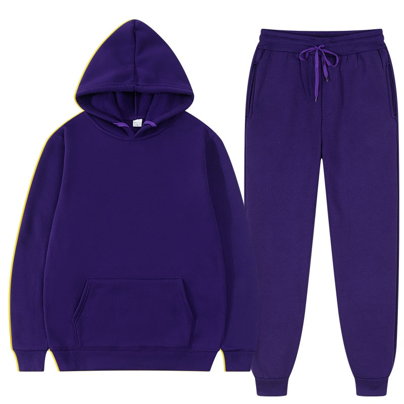 Men's Hooded Tracksuit Set - Hoodie & Sweatpants