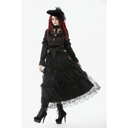 Dark in Love Gloriana Draped Maxi Skirt