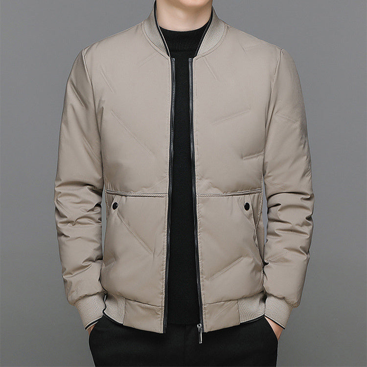 Mens Warm Baseball Jacket - Stuffs & Savers