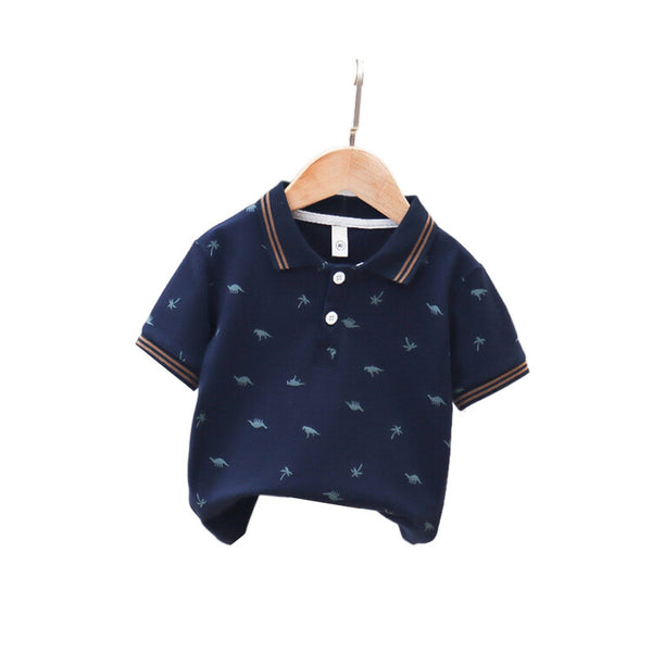 Children's Polo Collar T-Shirt - Short Sleeve