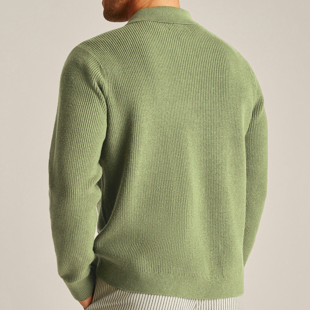 High-density Sweater Shirt Collar Long Sleeve - Stuffs & Savers