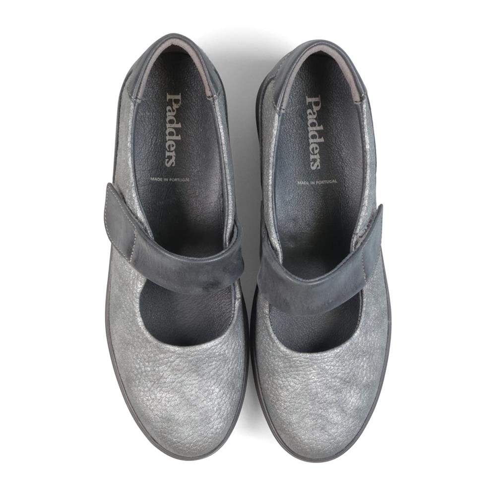 Padders Ladies Comfort 2E Fit BAWTRY - Grey Tumbled Leather