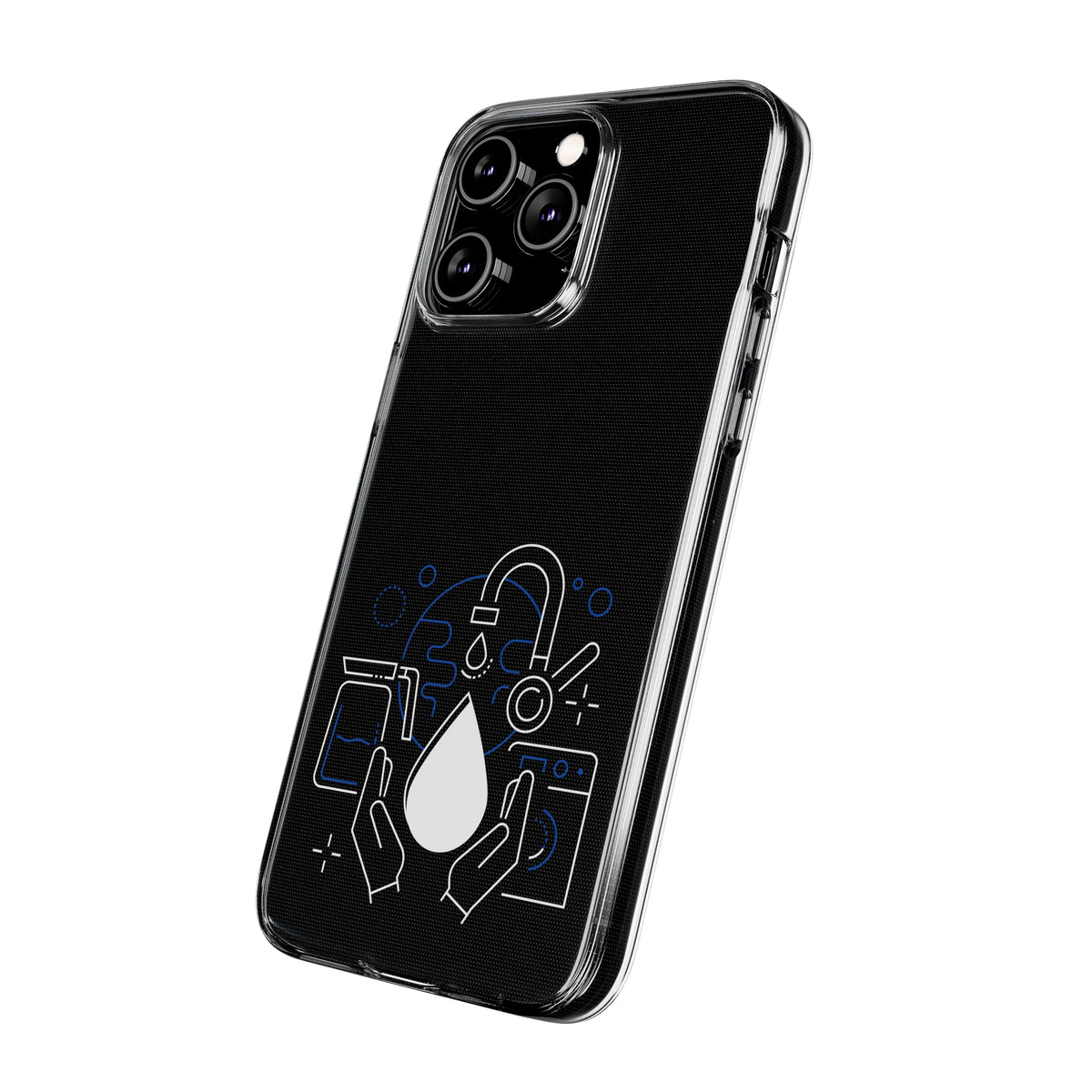 Coques de protection transparentes en silicone pour téléphones portables