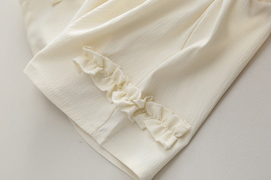 Girls Summer Short Sleeve Shorts Two-piece Set