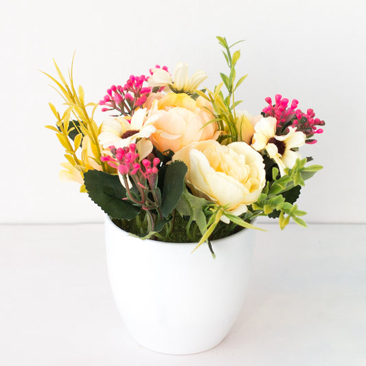 Artificial Flower Potting Decoration