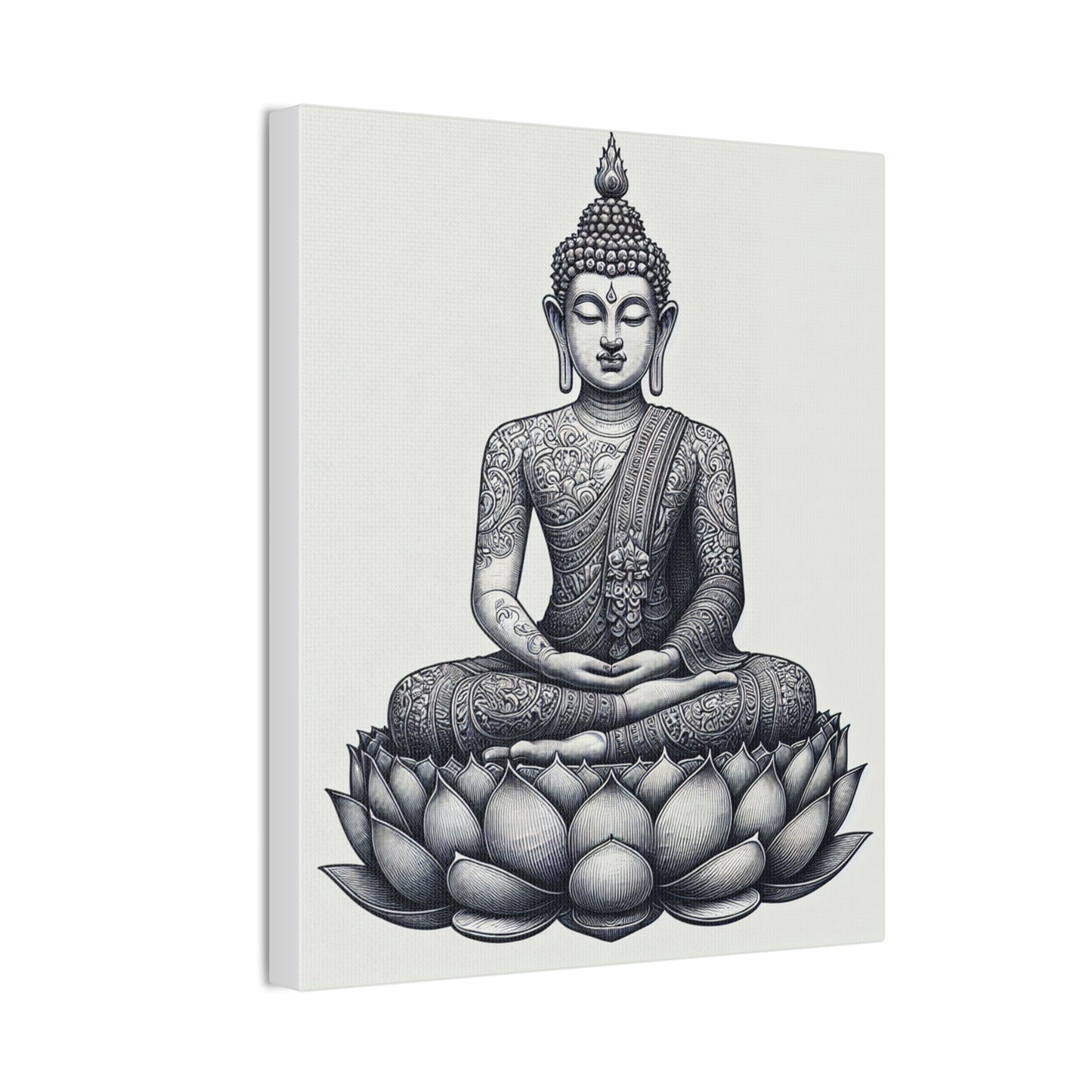 Meditative Buddha Canvas Print