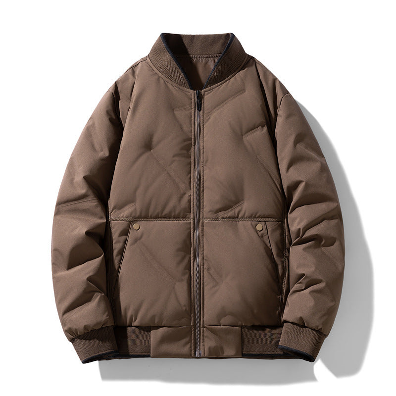 Mens Warm Baseball Jacket - Stuffs & Savers