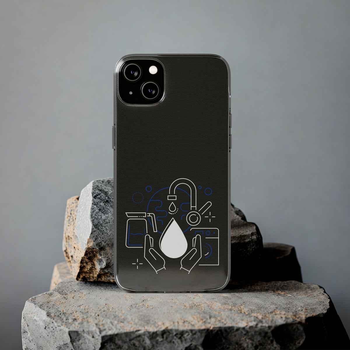 Coques de protection transparentes en silicone pour téléphones portables