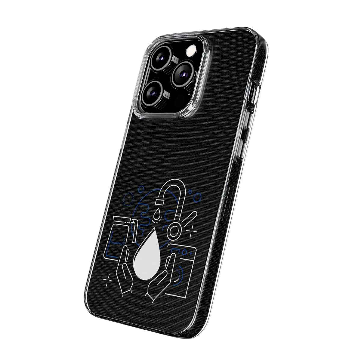 Coques de protection transparentes en silicone pour téléphones portables