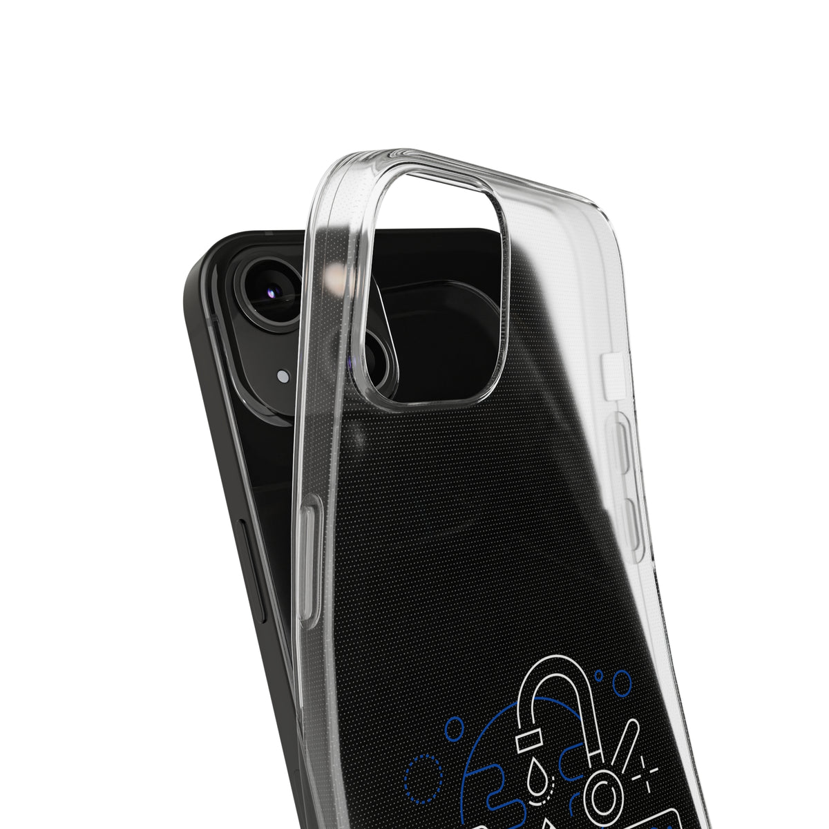 Coques de protection transparentes en silicone pour téléphones portables