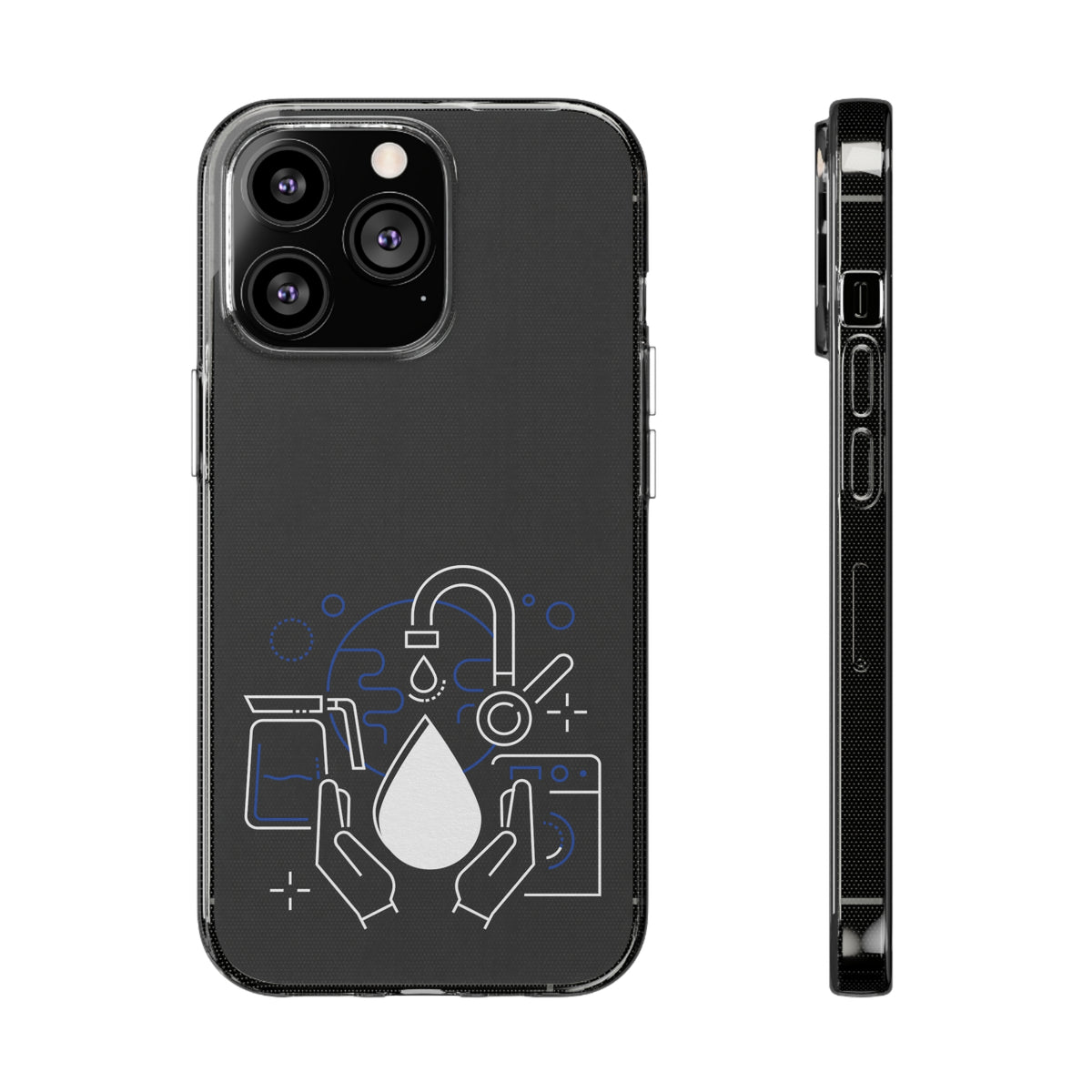 Coques de protection transparentes en silicone pour téléphones portables