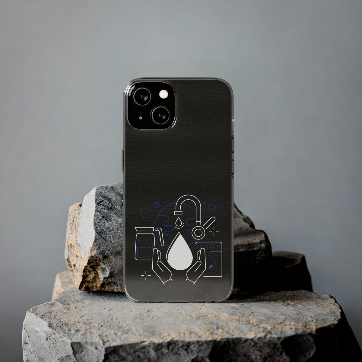 Coques de protection transparentes en silicone pour téléphones portables