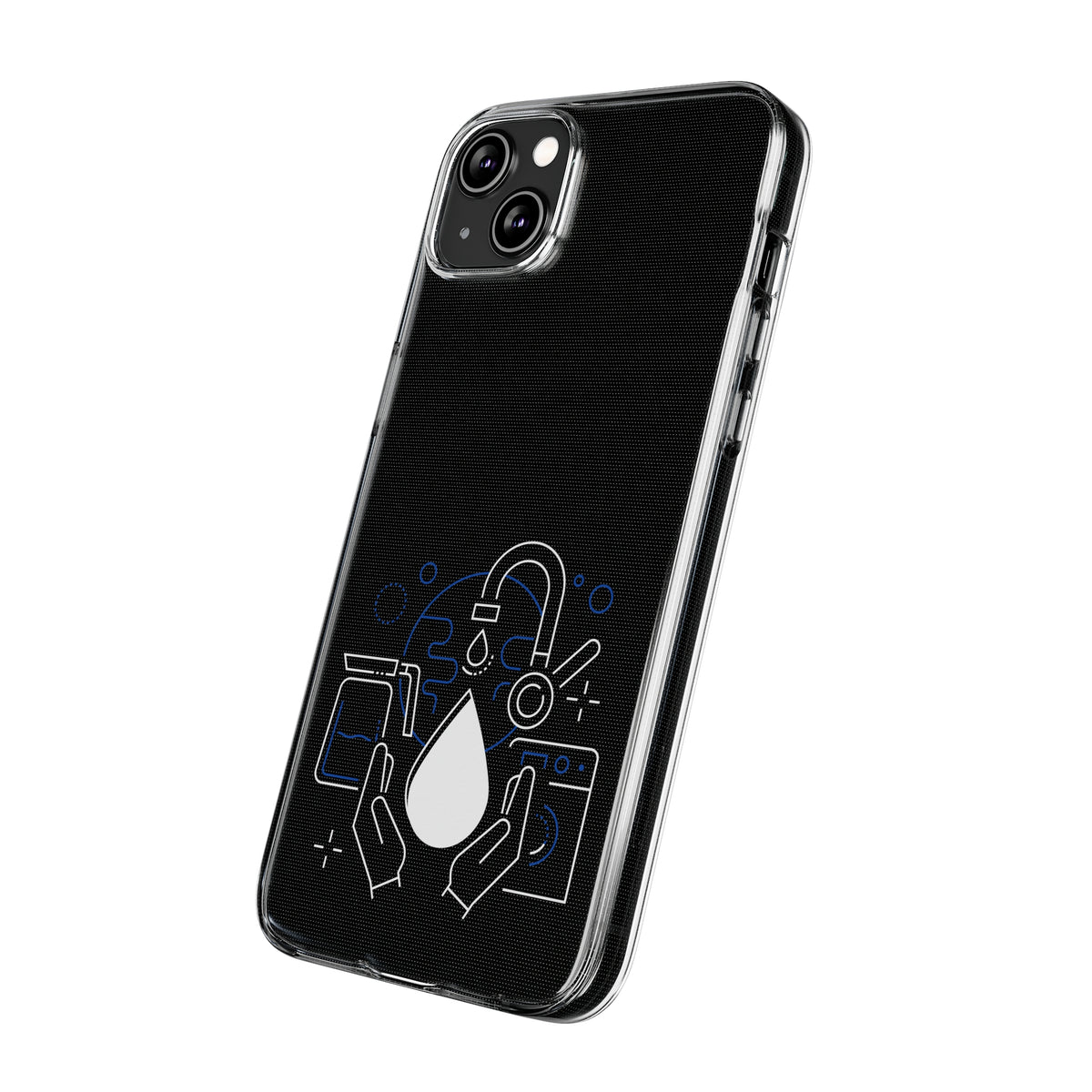Coques de protection transparentes en silicone pour téléphones portables