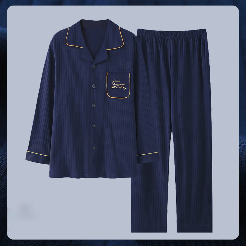 Men cotton Pyjamas Long Sleeves