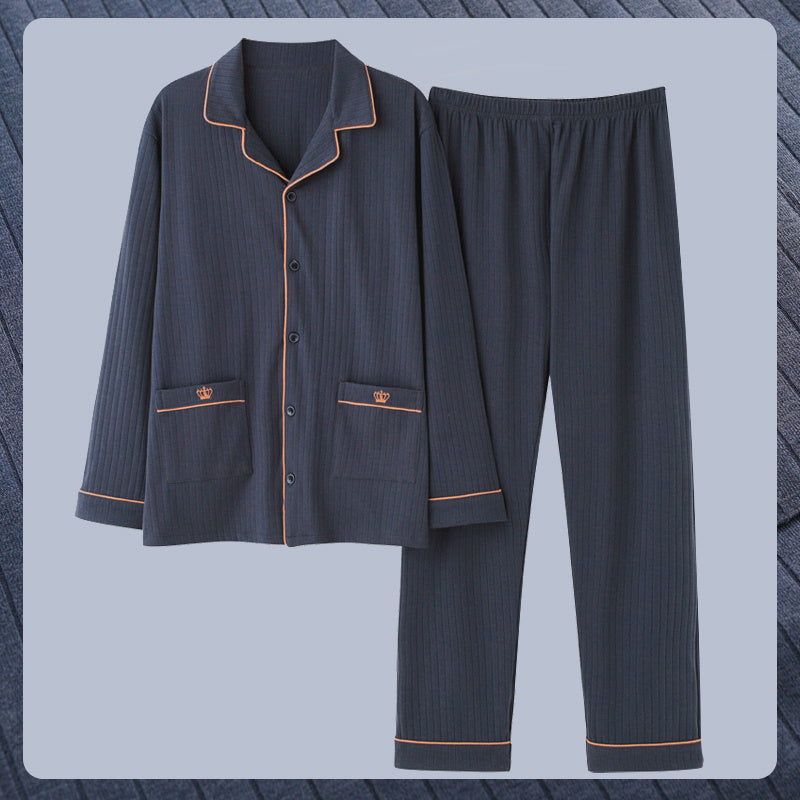 Men cotton Pyjamas Long Sleeves