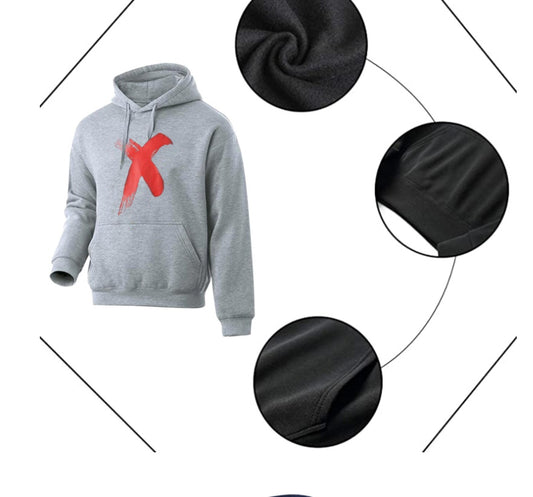 Men's Personalized Printed Hooded Sweater