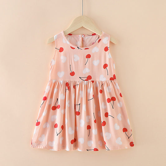 Girls’ Cotton Silk Summer Dress
