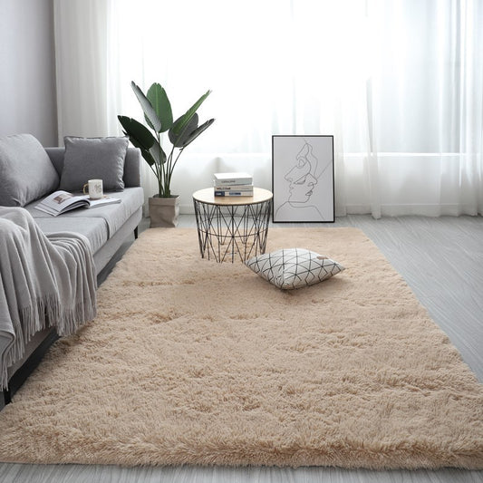 Nordic Fluffy Carpet Rugs Room Rectangle Large Size