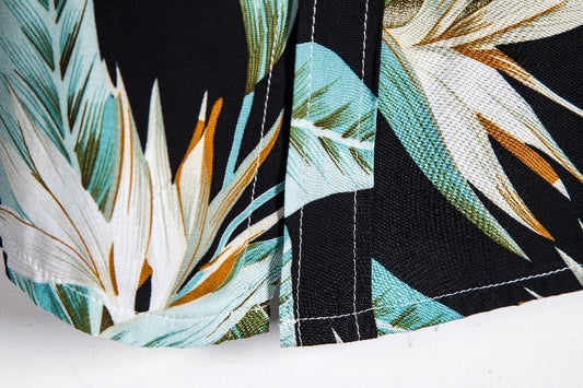 Men's Casual Short-sleeved Floral Shirt