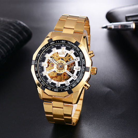 Mens Mechanical Watch Steel Band