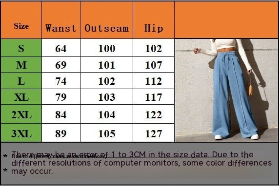 Pantalon ample à jambes larges pour l'extérieur