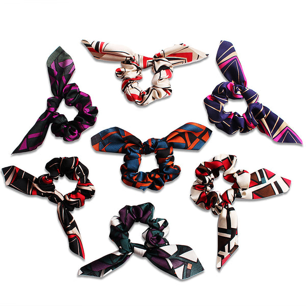 Horse Tail Ribbon Fabric Large Hair Tie