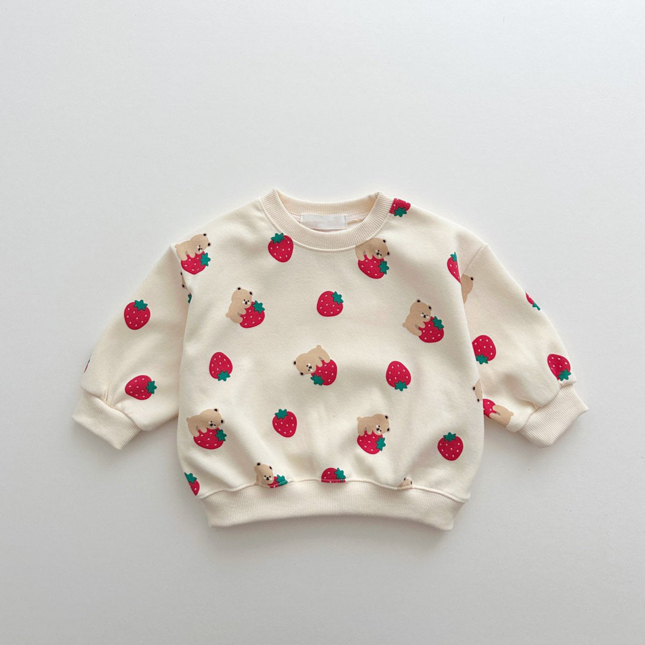 Ensemble de chandail imprimé fraise pour bébés garçons et filles