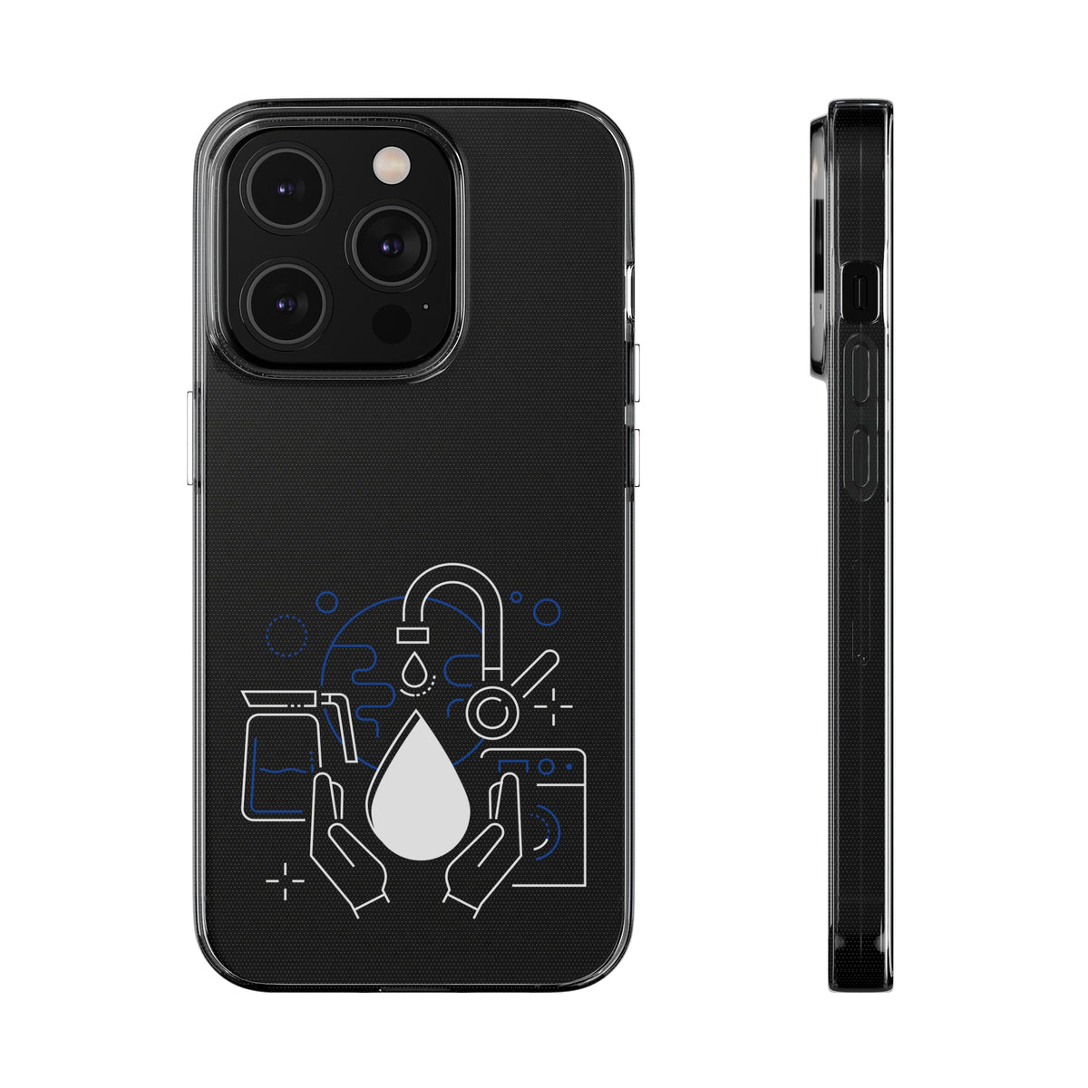 Coques de protection transparentes en silicone pour téléphones portables