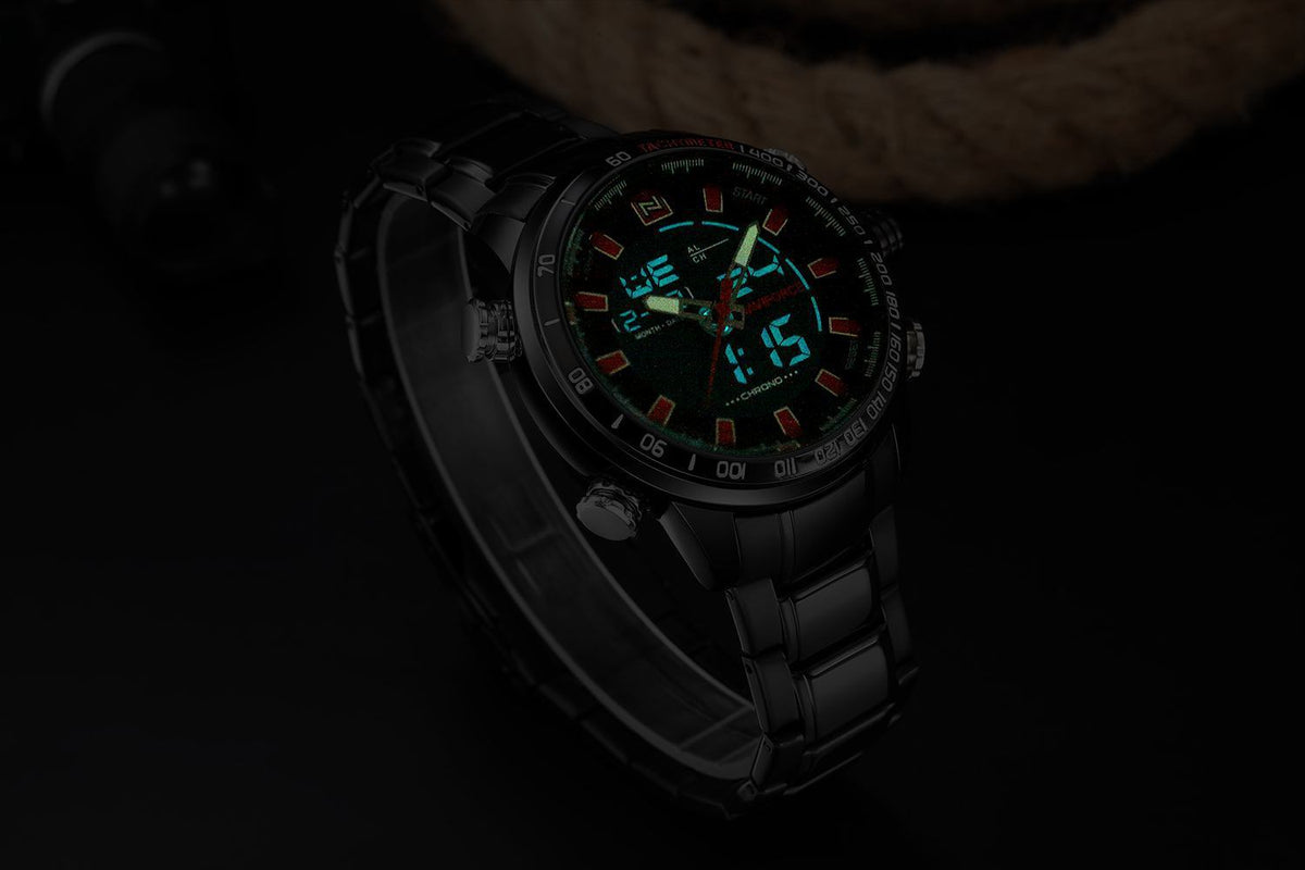 NAVIFORCE Men's Luminous Electronic Watch