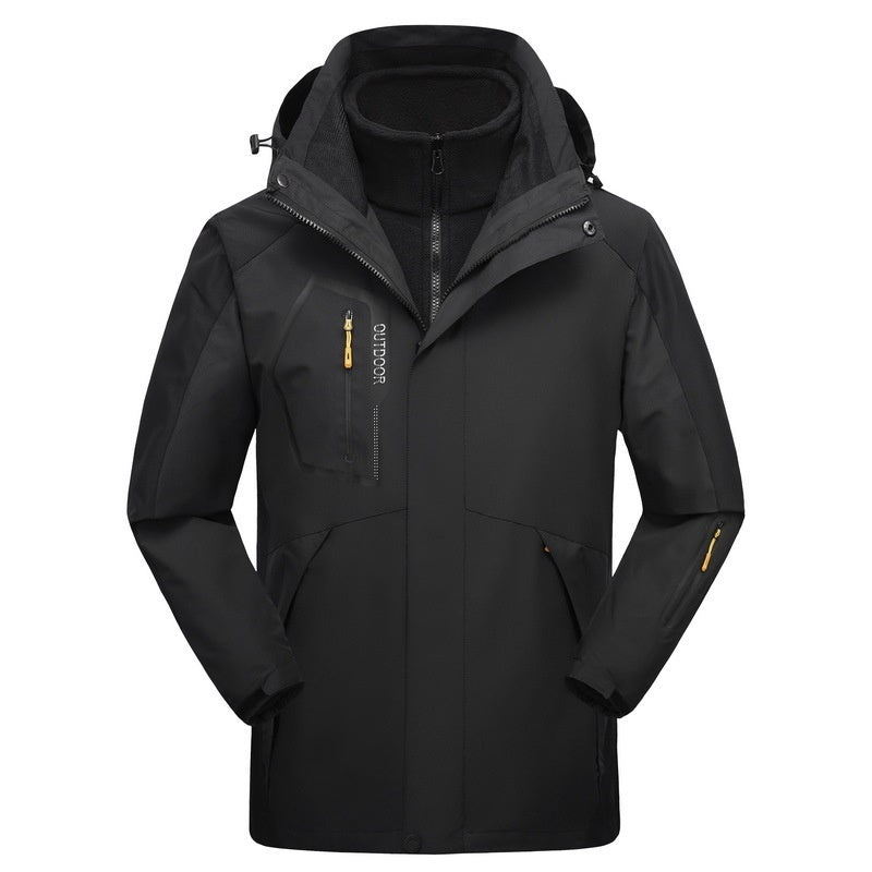 Veste coquille matelassée en coton chaud