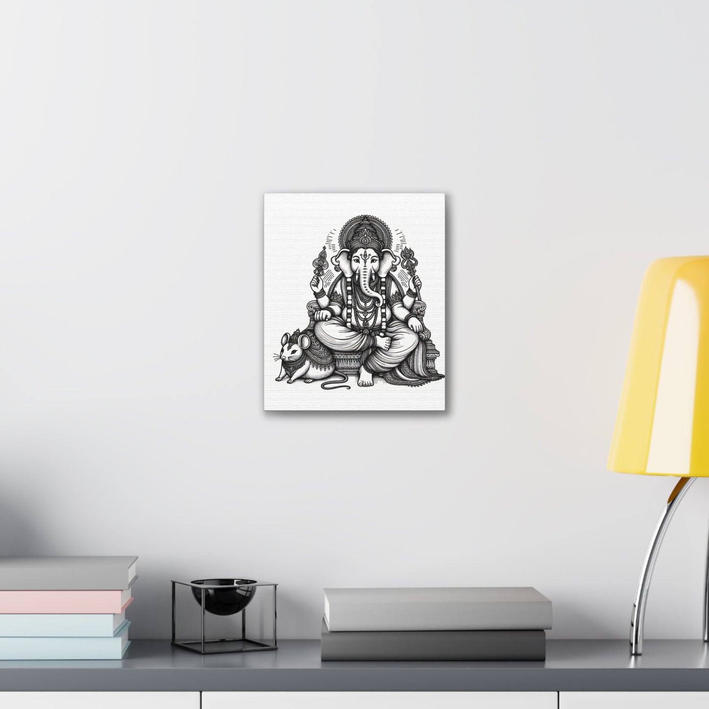 Canvas Ganesha Wall Decor