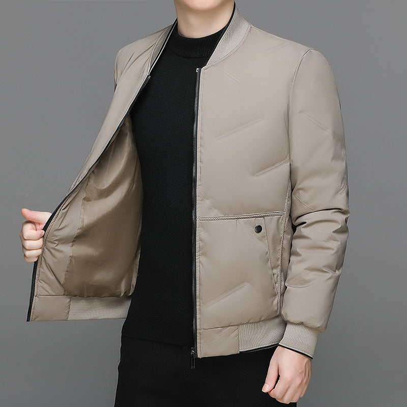 Mens Warm Baseball Jacket - Stuffs & Savers