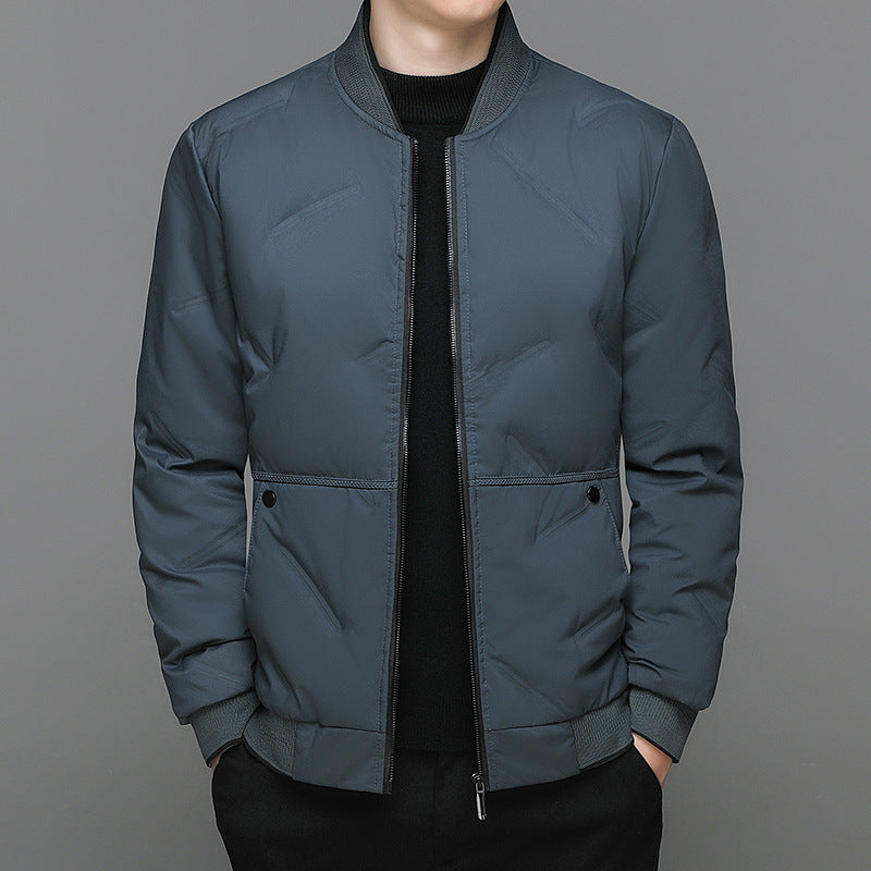 Mens Warm Baseball Jacket - Stuffs & Savers