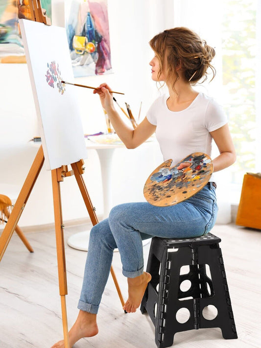 Heavy duty folding step stool-150kg