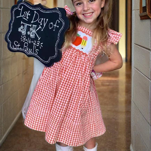 Girls' Sleeves Casual Dress