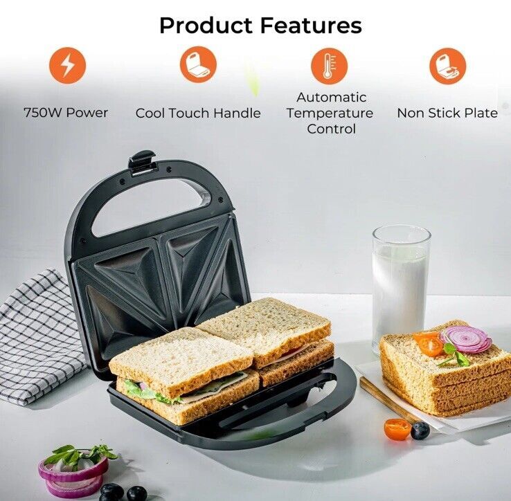 Geepas 750W Toastie Maker