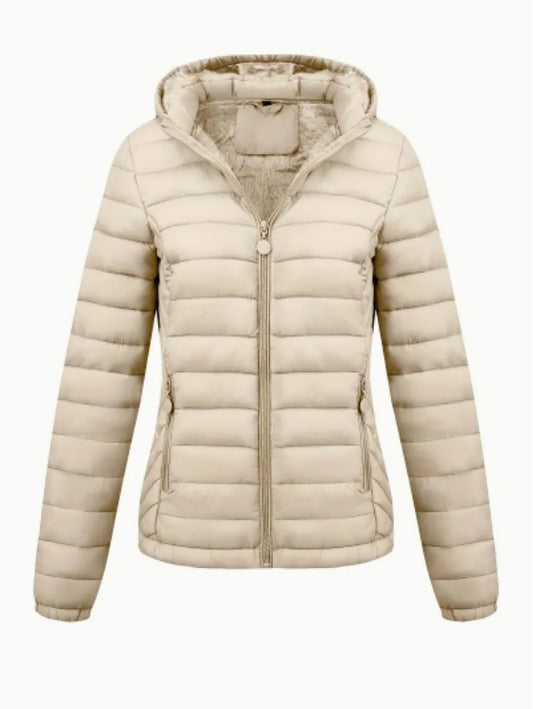 Women's Lightweight Hooded Winter Jacket