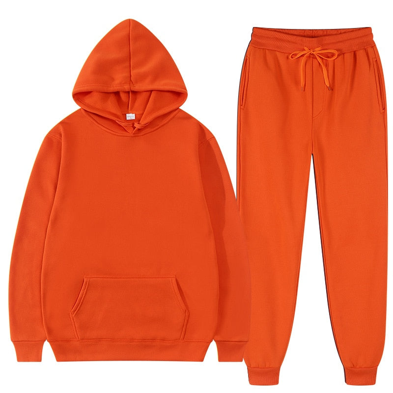 Men's Hooded Tracksuit Set - Hoodie & Sweatpants