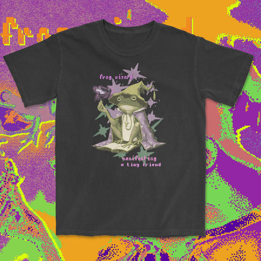 frog wizard - t-shirt