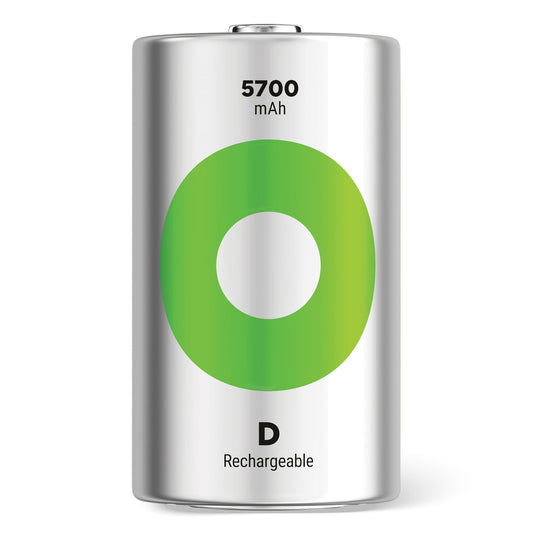 GP Recyko D Size 3000mAh Rechargeable Batteries - Pack of 2