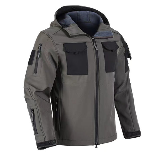 Fleece-lined Wind Waterproof Jacket