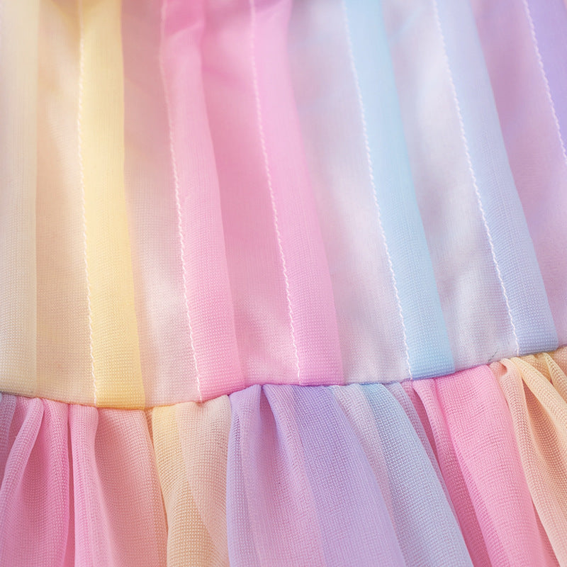 Robe tutu en tulle et dentelle élégante pour filles